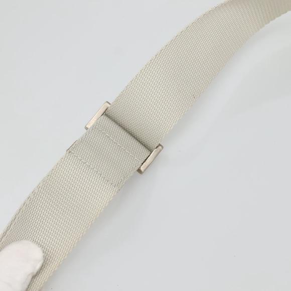 PRADA Shoulder Bag Nylon White Silver Auth hk2216 - Picture 8 of 16